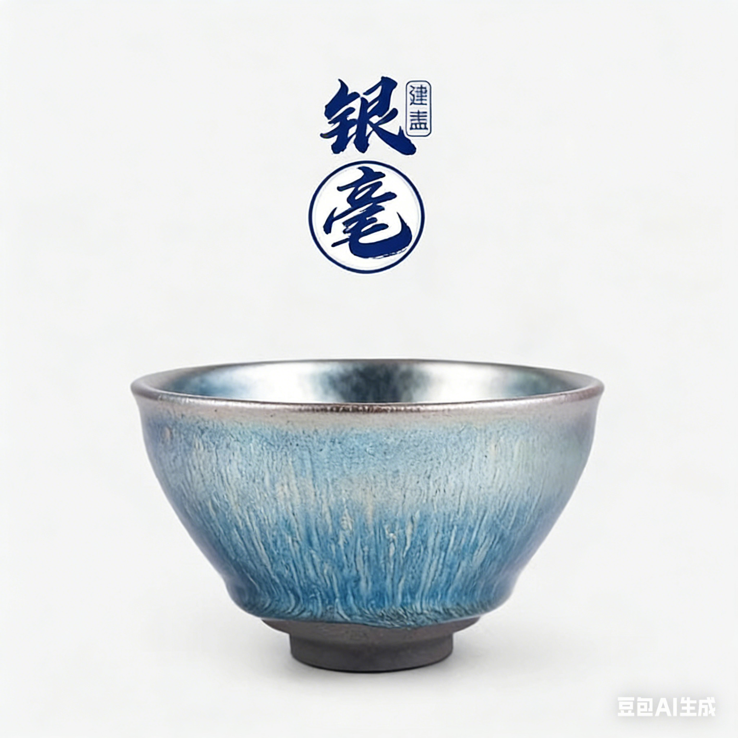 【我家後井】銀毫建盞茶杯主人杯高端純手工建陽個人專用茶盞杯天目盏